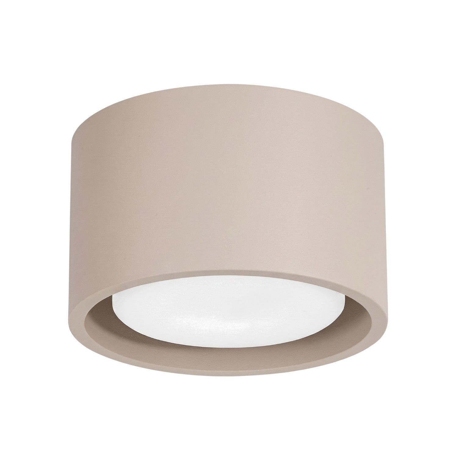 Plafonnier Rond Minimaliste Taupe 1xgx53 10w Modo Sollux Lighting
