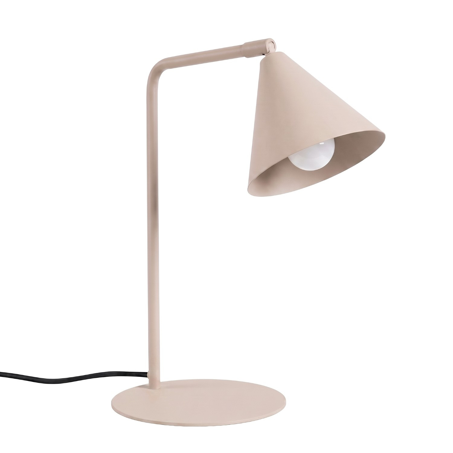 Lampes De Bureau Nox Acier Taupe 1xe14 18cm Sollux