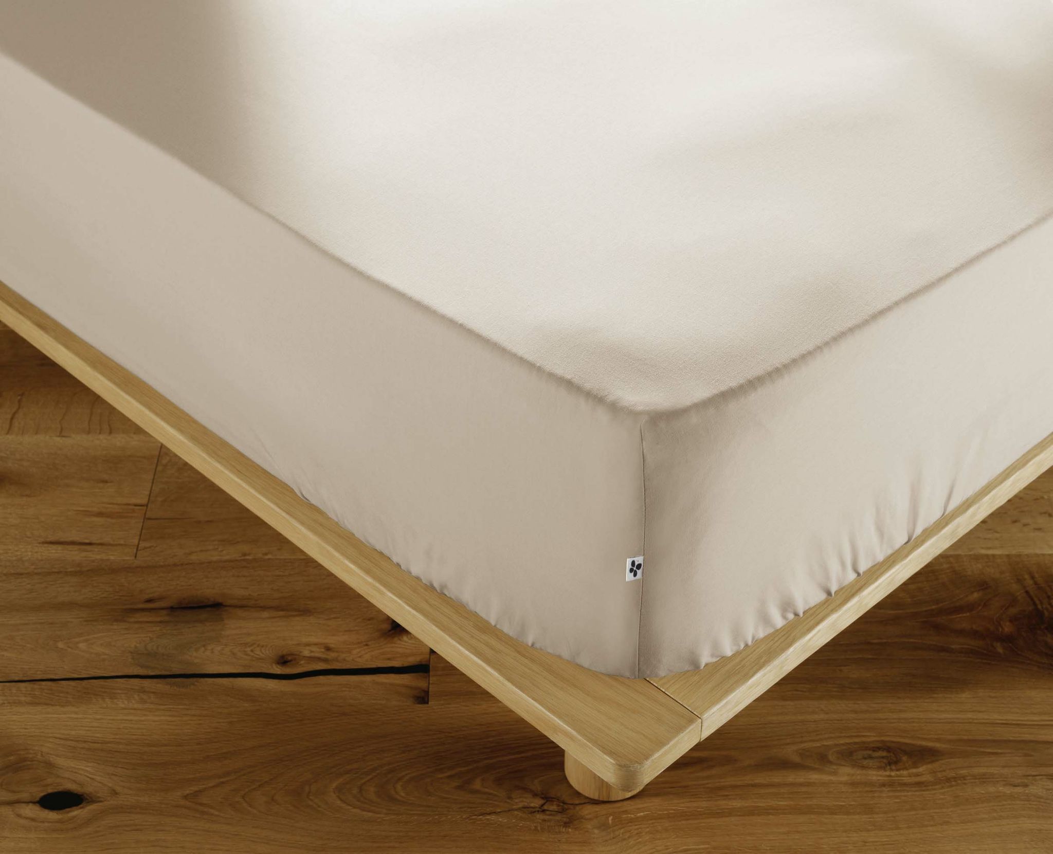 Drap-housse 140 X 190 Cm Percale De Coton 120 Fils Unie Perrine - Pampa