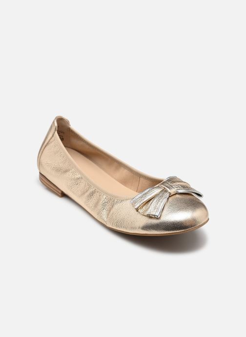 CAPRICE Ballerine, métallique, en Cuir avec Talon bloc, P.37