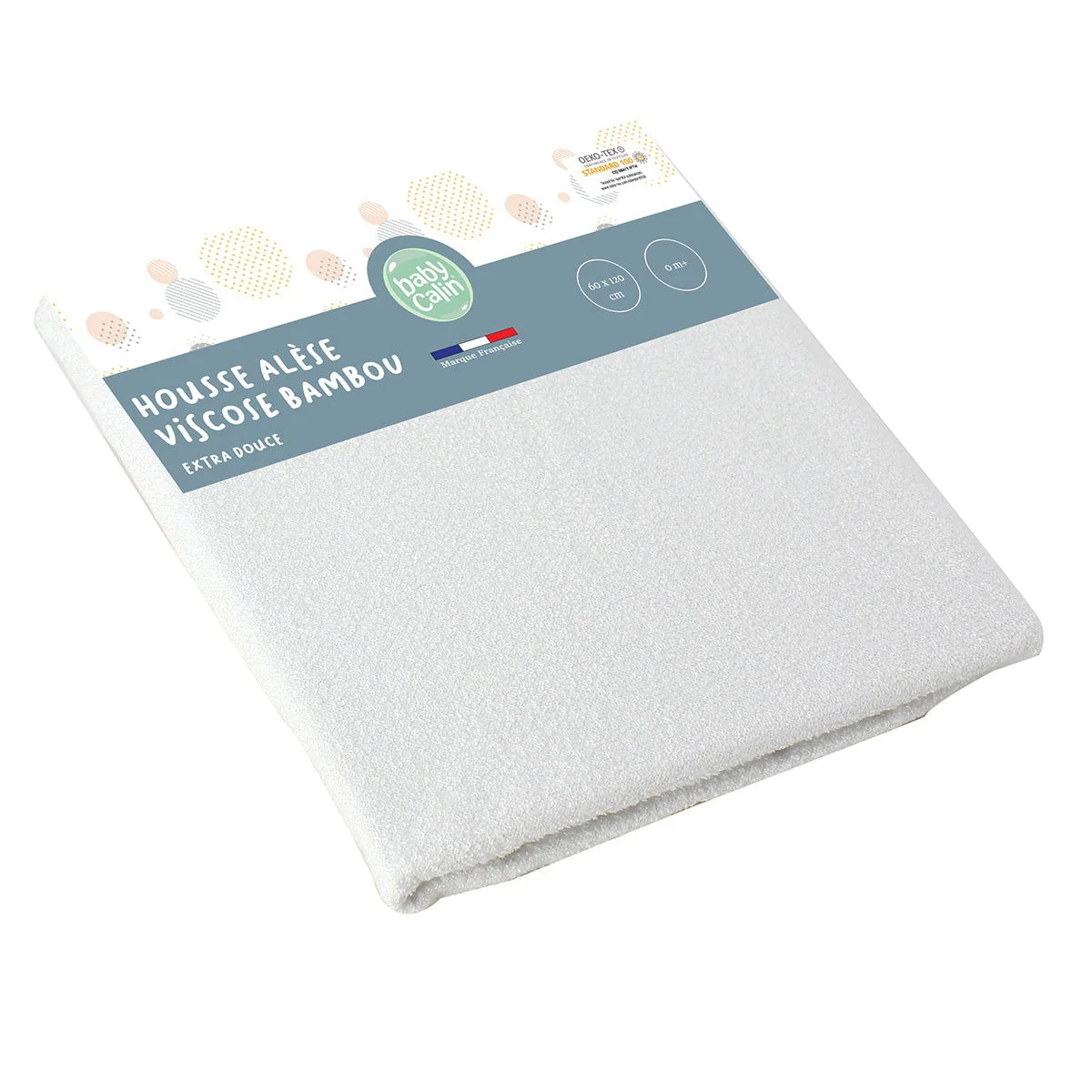 Babycalin Alese Housse 60x120cm Éponge Viscose Bambou