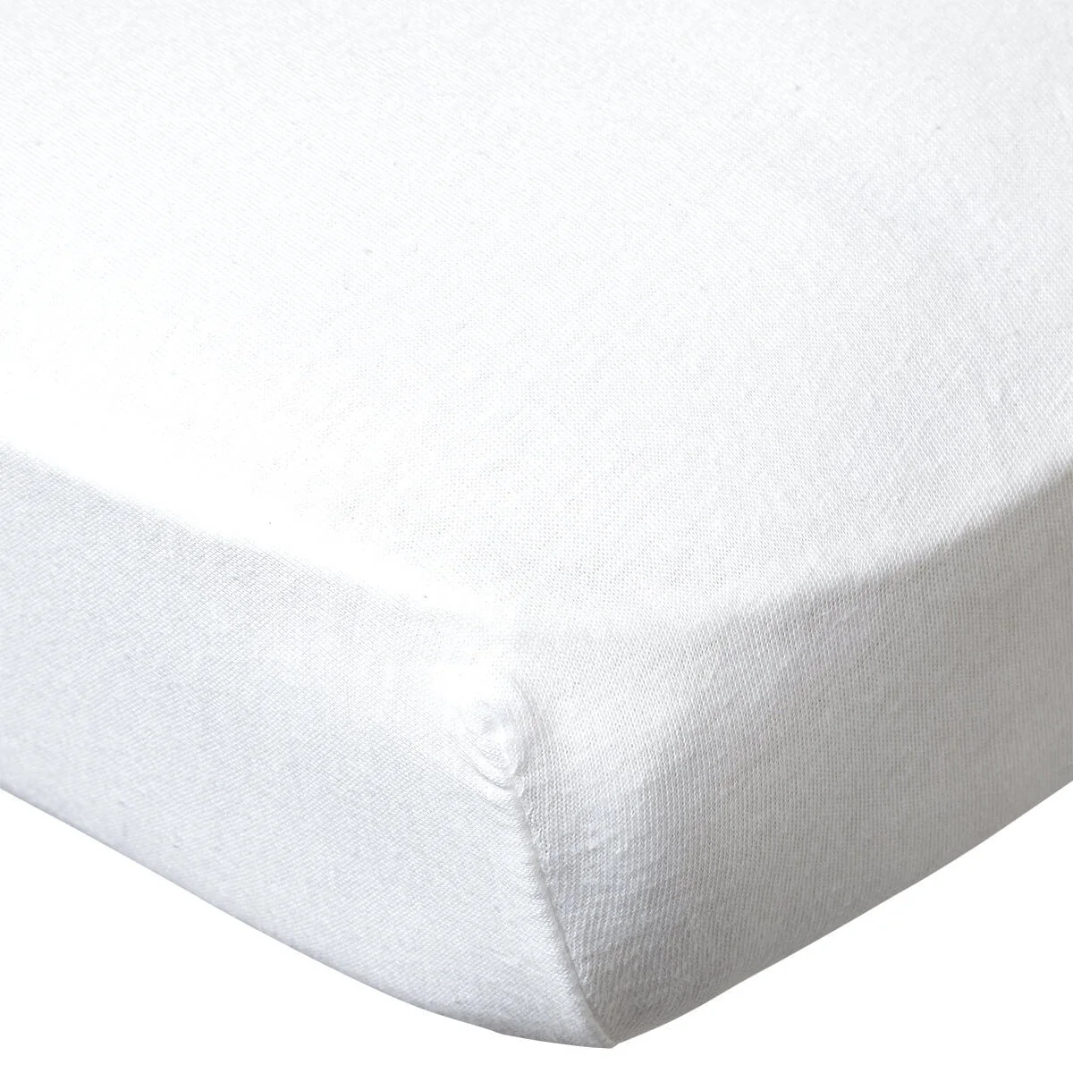 Drap Housse 70x140x17 Cm Bio Blanc