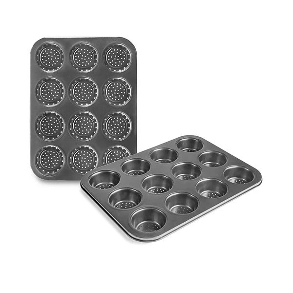 Moule À Muffins Ibili Perforé 12 Cavités 35 Cm