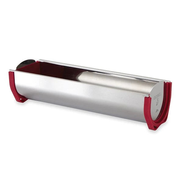 Gouttière à bûche Gobel inox + embouts silicone