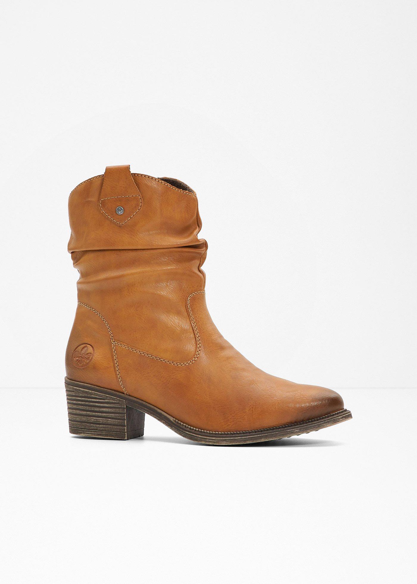 Bottines cowboy Rieker fourrées et confortables