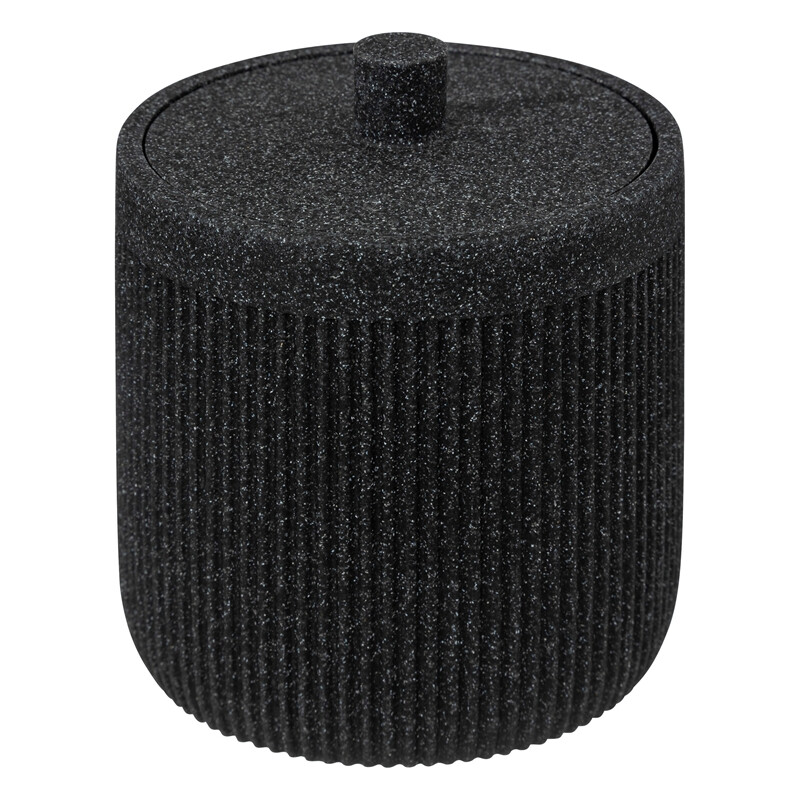5five Onyx Pot à coton Ardoise - Noir