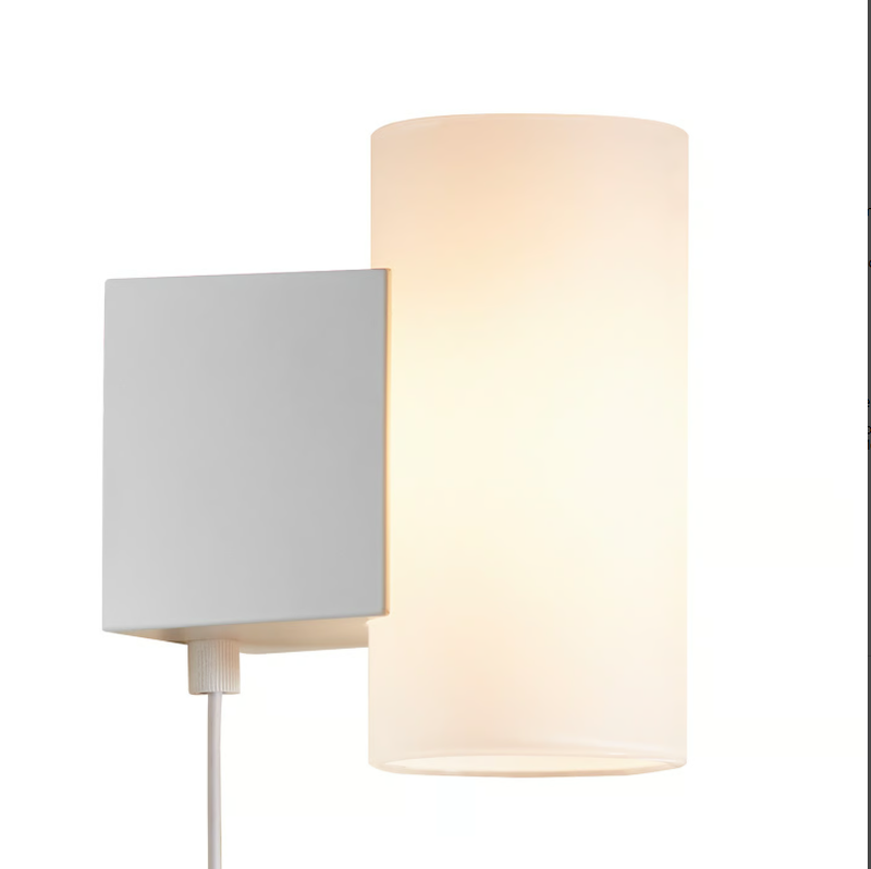 Applique murale MONA - LED intégrée métal et verre blanc - blanc chaud 2700k IP20 - Nordlux, Intérieur