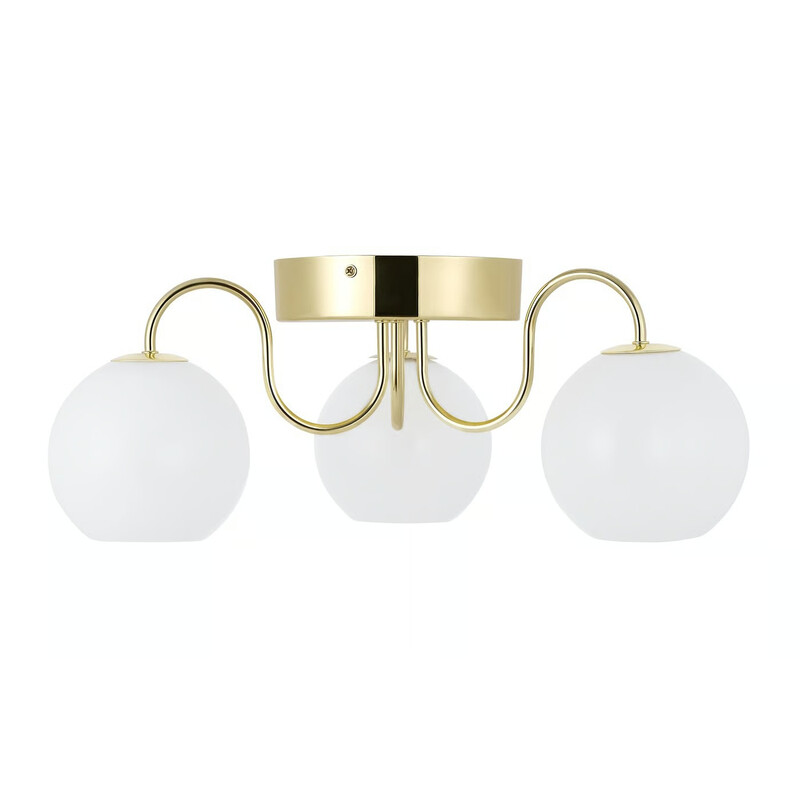 Plafonnier FRANCA métal laiton IP20 E14 - Nordlux, Intérieur