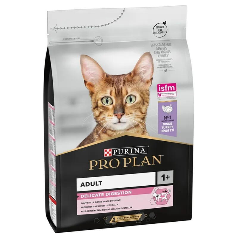 PRO PLAN Chat adulte Digestion délicate Dinde 3 kg
