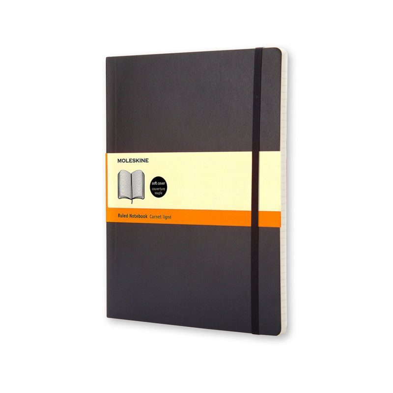 MOLESKINE Carnet Classique - Très Grand Format Noir Ligné