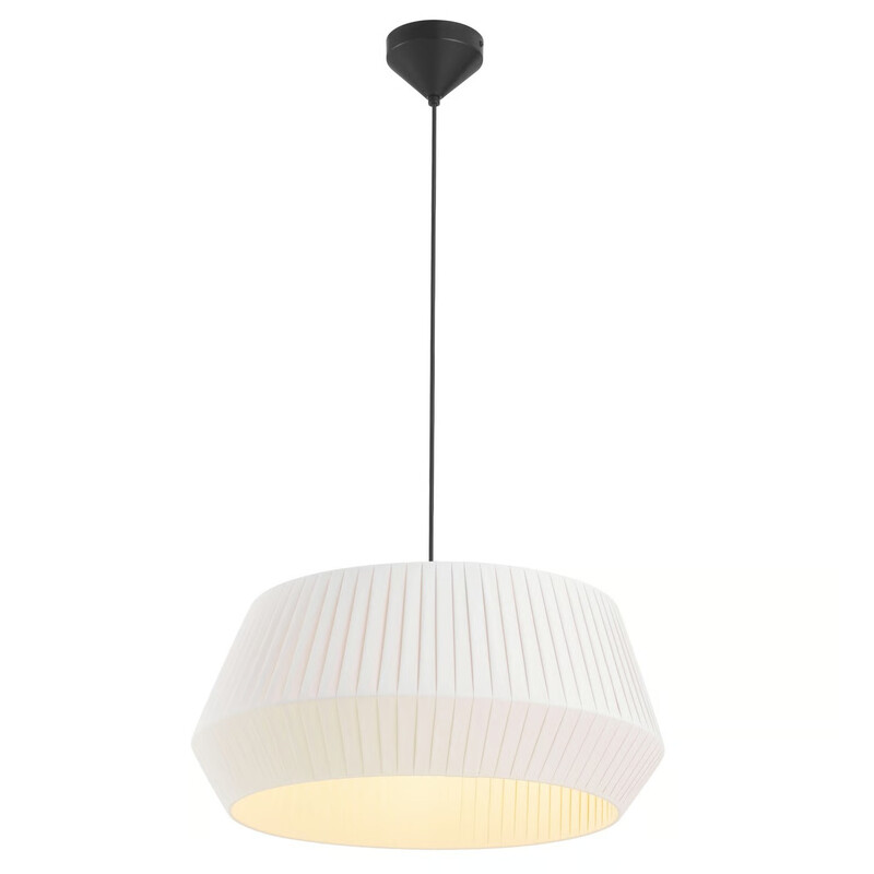 Suspension DICTE 53 textile blanc IP20 E27 - Nordlux, Intérieur