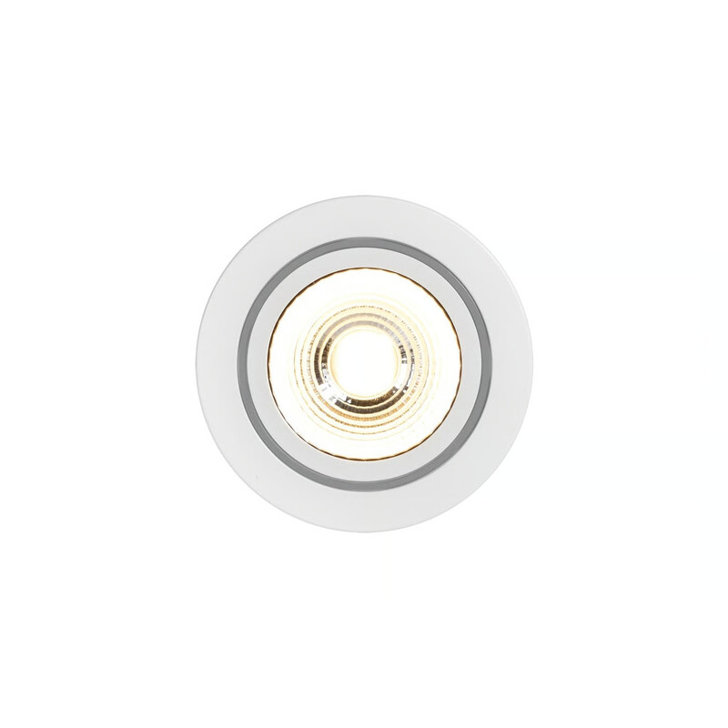 Spot encastré ALEC trois possibilités de réglage de la lumière LED intégrée plastique blanc IP44 Salle de bain - Nordlux, Intérieur