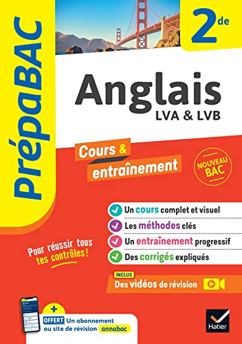 Prépabac - Anglais 2de - cours, méthodes & entraînement (programme de Seconde)