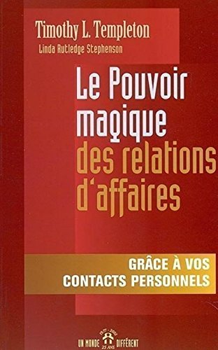 Le pouvoir magique des relations d'affaires - Grace à vos contacts personnels