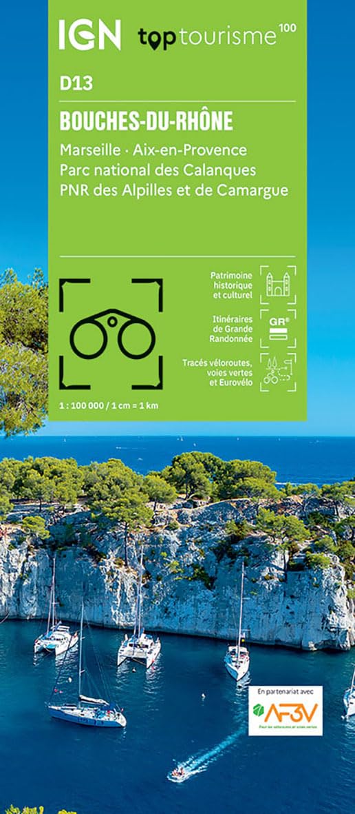 13 Bouches du Rhône: 1:100000 (TOP 100)