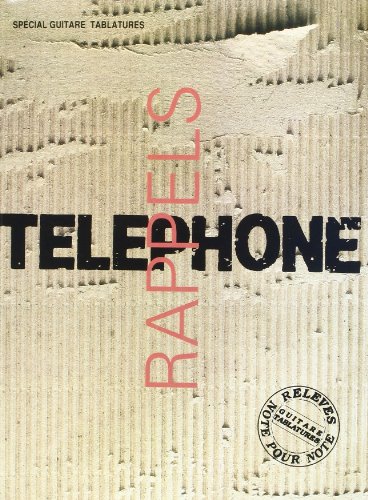 Telephone Rappels - Guitare Tab
