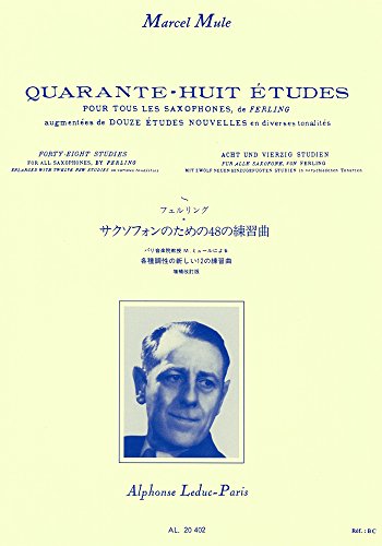 48 Études Pour Tous Les Saxophones de Ferling - Mule