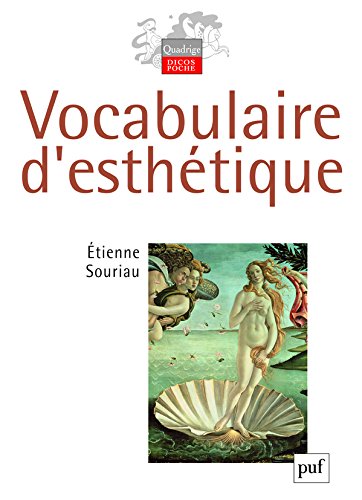 Vocabulaire d'esthétique (3e édition)