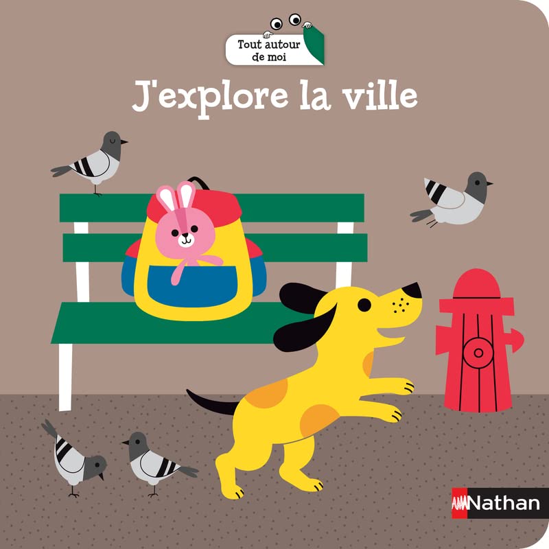 J'explore la ville - Livre d'éveil à Flaps - Dès 18 mois