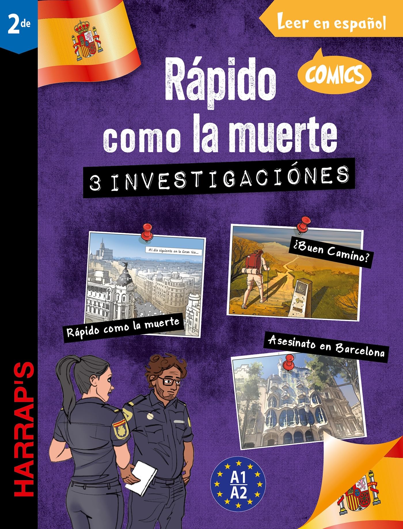 Leer en español: Comics - 2de - Rápido como la muerte: 3 investigaciónes