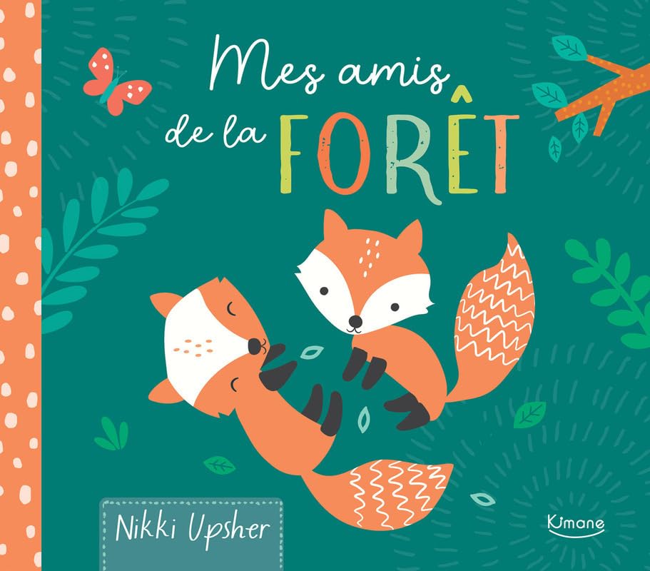 Mes amis de la forêt: Livre en tissu pour bébé