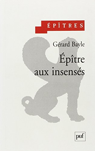 Épitre aux insenses