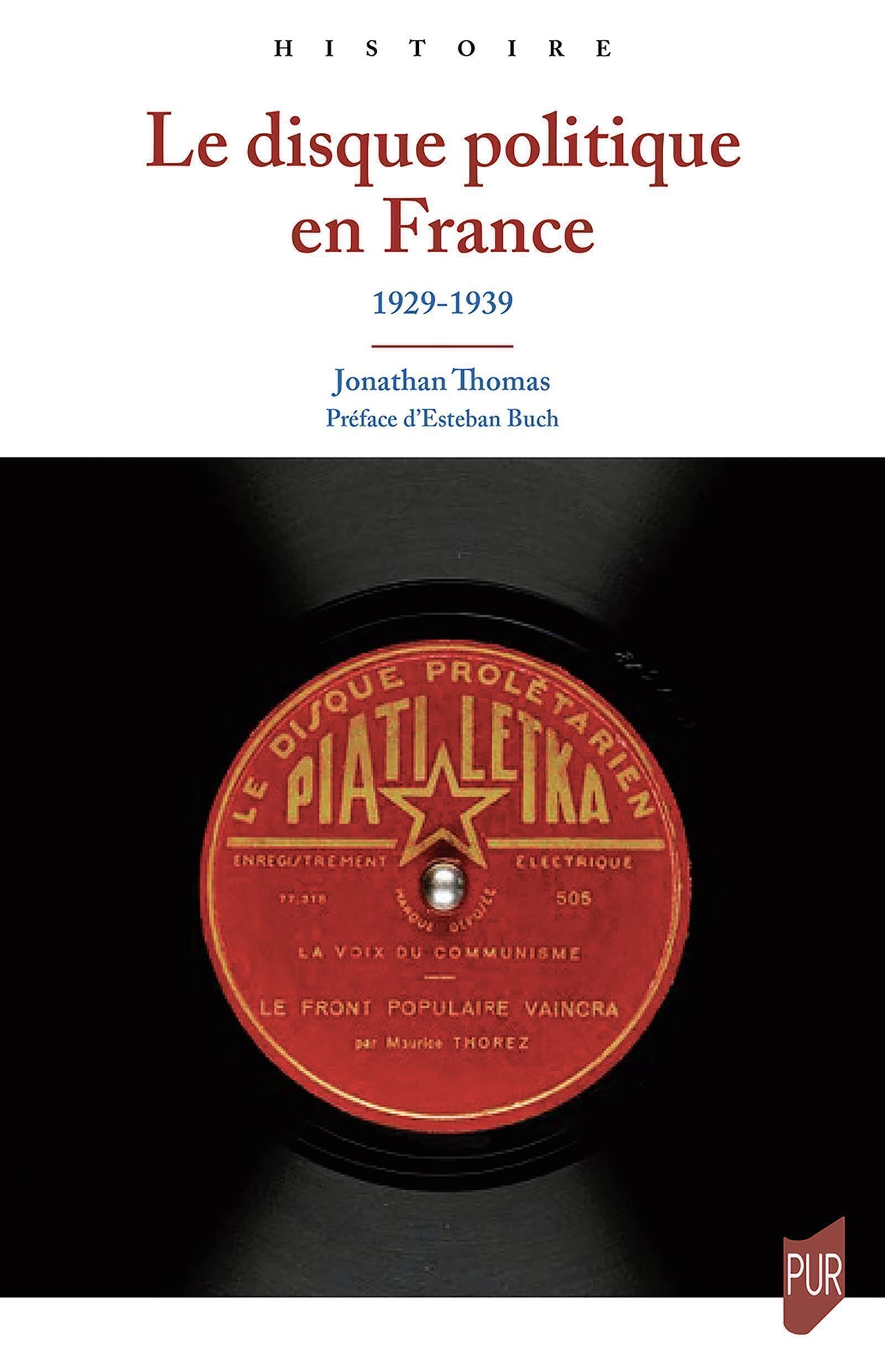 Le disque politique en France (1929-1939)