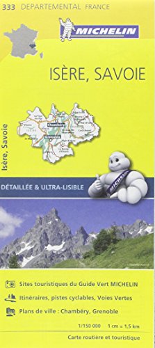 Carte Départementale Isère, Savoie