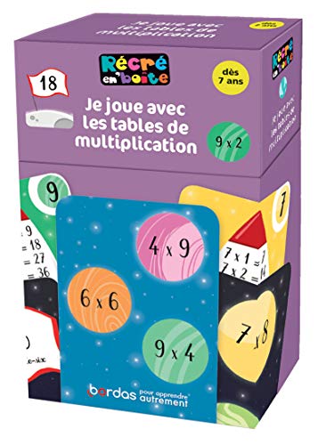 Récré en boîte - Je joue avec les tables de multiplication