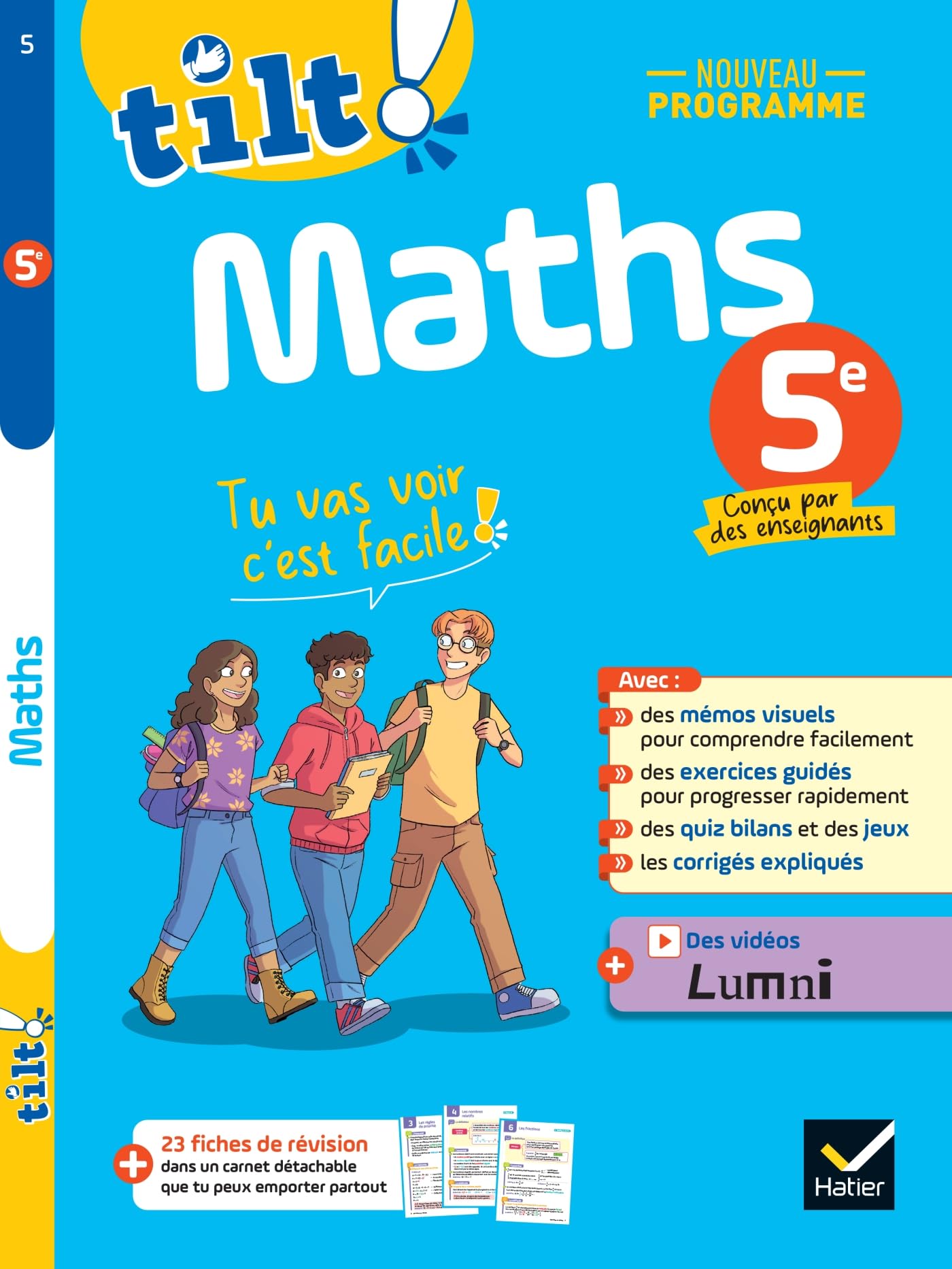 Tilt! - Maths 5e - Nouveau programme - pour comprendre et progresser facilement