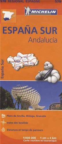 Carte Régionale Espagne Sud: Andalucia