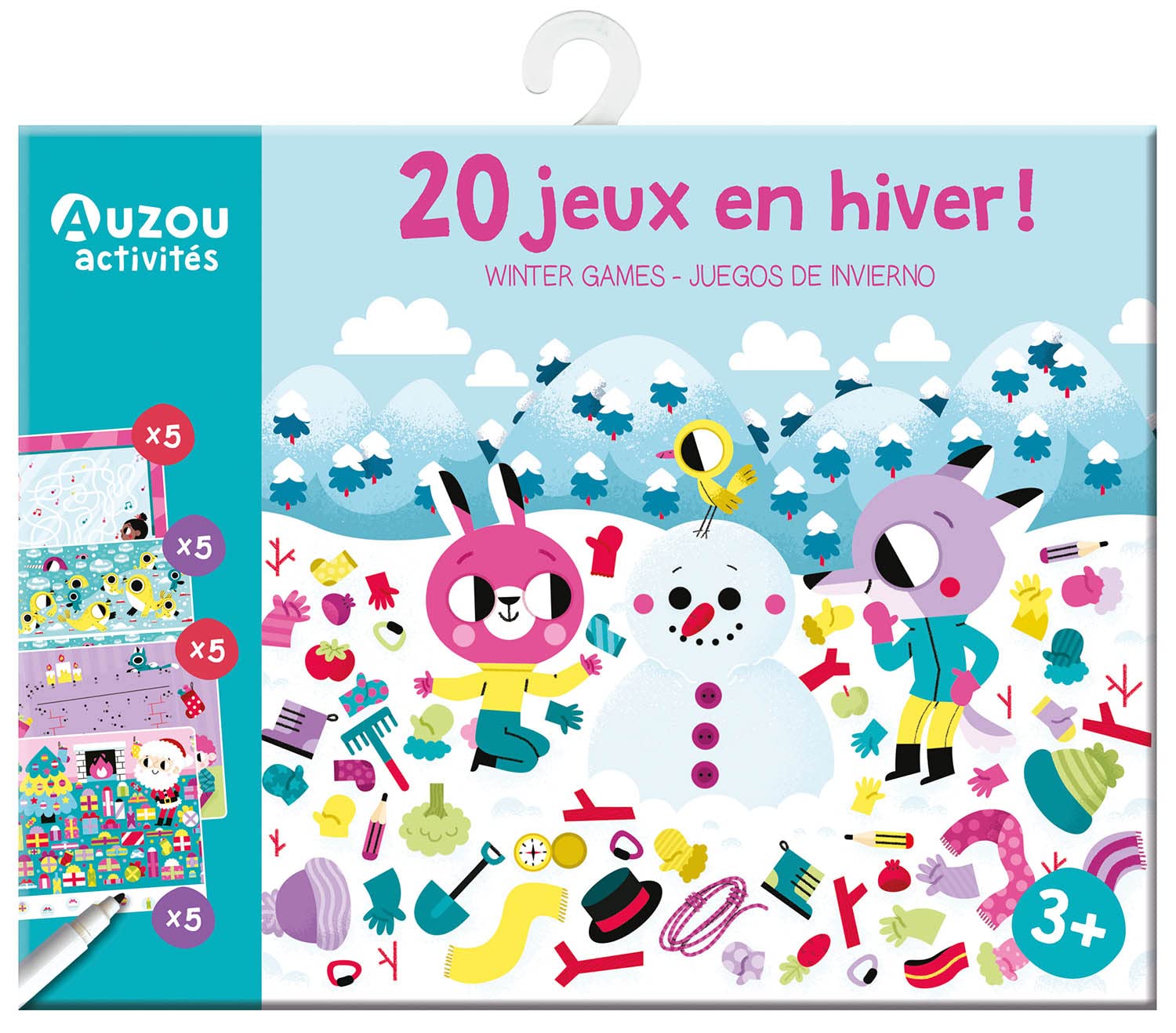 20 jeux en hiver!. 20 winter games. 20 juegos de invierno