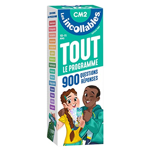 Les incollables: tout le programme, 900 questions réponses: CM2, 10-11 ans