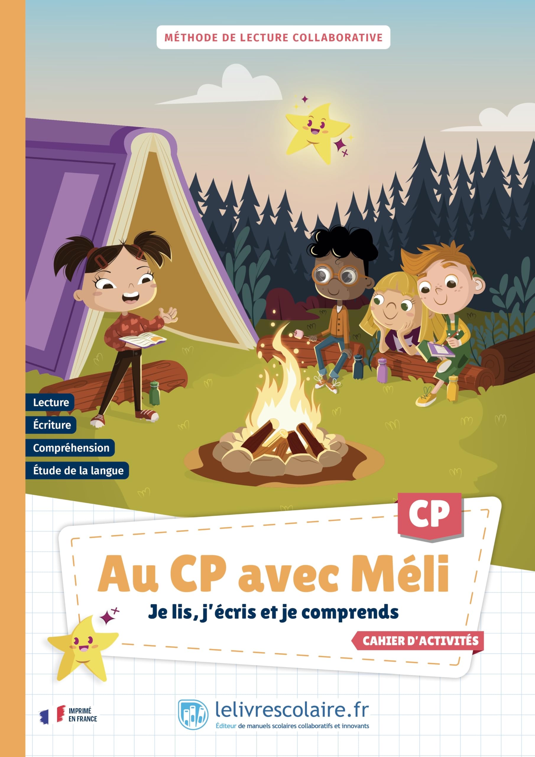 Au CP avec Méli: Je lis, j'écris et je comprends - Cahier d'activités