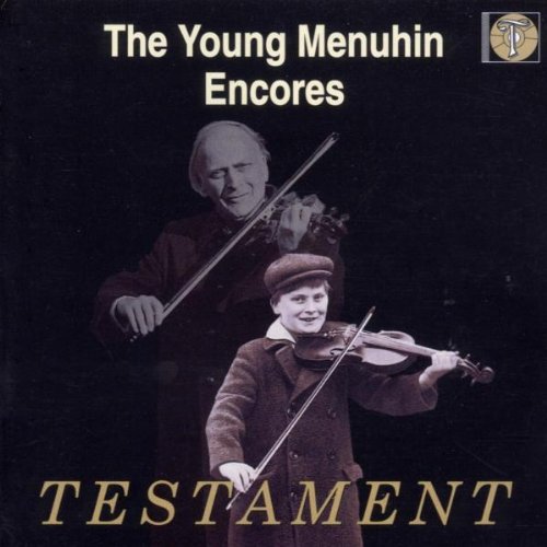 THE YOUNG MENUHIN PLAYS ENCORE BAZZINI