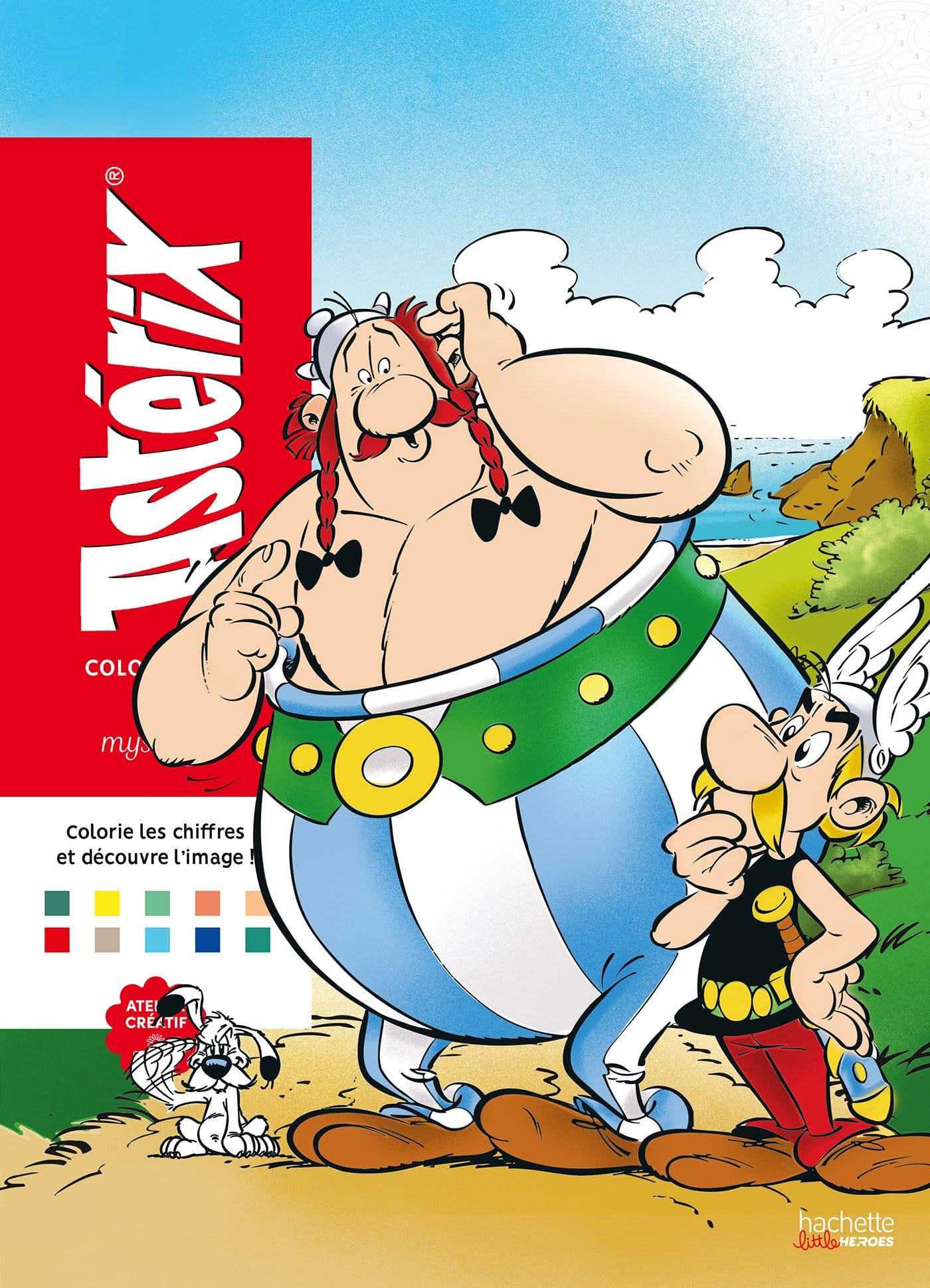 Coloriages Mystères: Astérix: Colorie les chiffres et découvre l'image