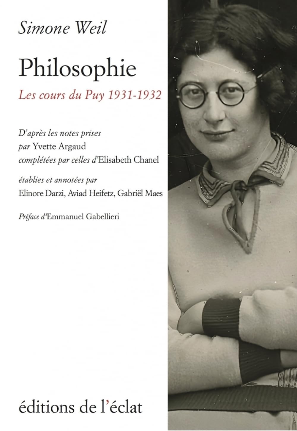 Philosophie: les cours du Puy 1931-1932