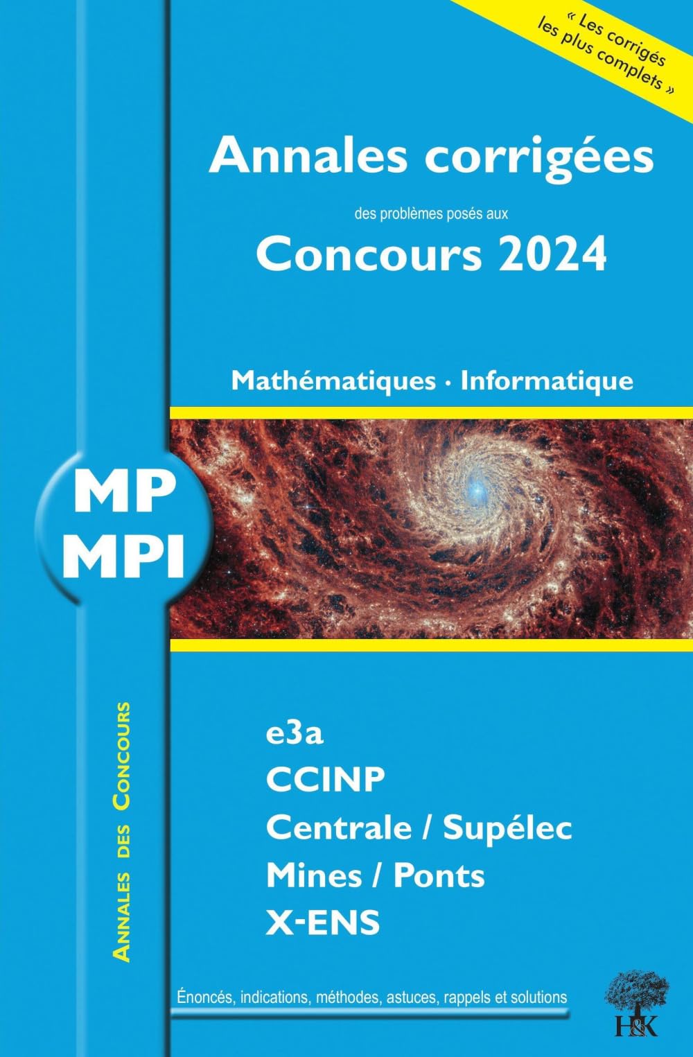Annales des concours: 2024: Mathématiques et informatique - MP - Concours e3a ccinp mines centrale polytech