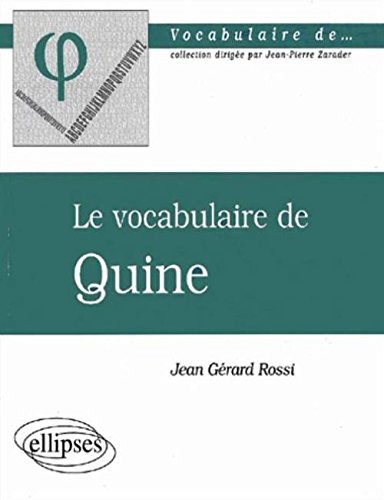 Vocabulaire de Quine (Le)
