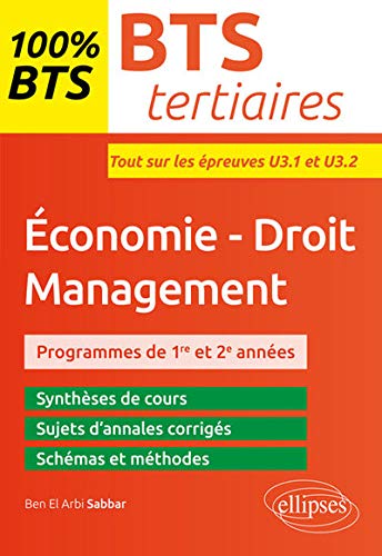 BTS tertiaires - économie, droit, management - épreuves U3.1 et U3.2
