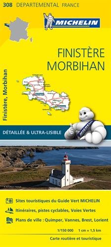 Carte Départementale Finistère, Morbihan