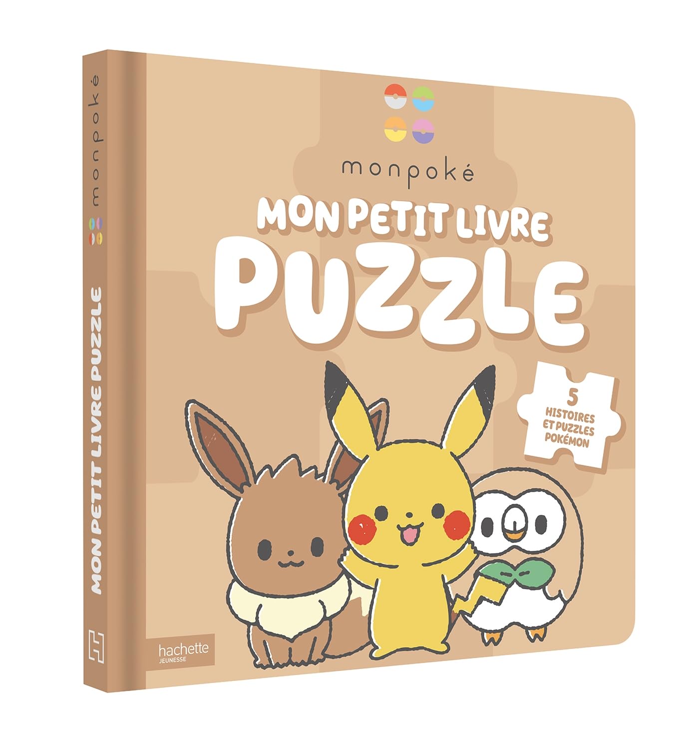 Monpoké: mon petit livre puzzle: 5 histoires et puzzles Pokémon