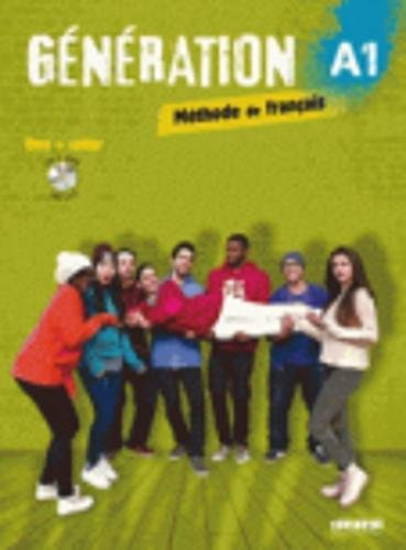 Génération: niveau A1 - livre + cahier + CD MP3 + DVD