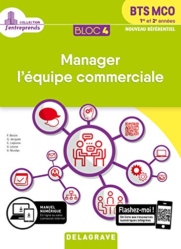 Bloc 4 - Manager l'équipe commerciale 1re et 2e années BTS MCO (2019) - Pochette élève