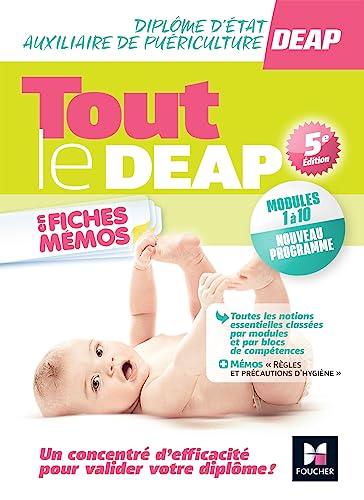 Tout le DEAP en fiches mémos - IFAP - Diplôme État Auxiliaire puériculture - 2025-2026 - Kamel Abbadi, Amandine Gerbault, Pauline Guillier, Fabienne Misguich, Marlène Gratiot, Adeline Pensedent, Emmanuelle Ruhier, Régine Tardy, Hayat Abbadi, Priscilla Benchimol, Jérôme Brayer, Sophie Bustin, Patricia Chalon, Nadine Delforge, Annie Durieu, Jocelyn Garnier