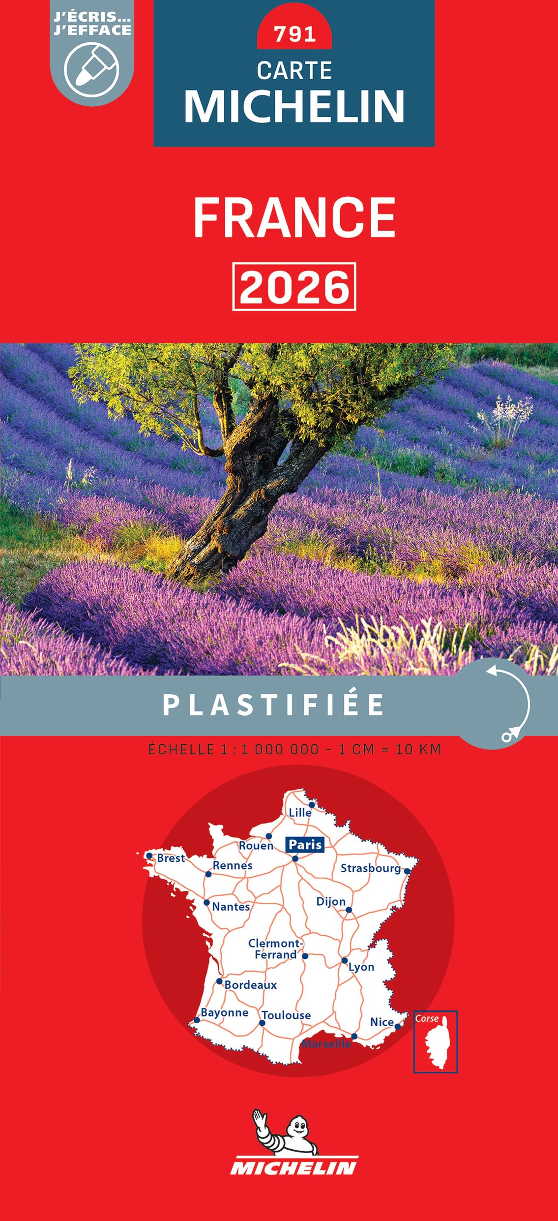 Carte Nationale France 2026 - Plastifiée