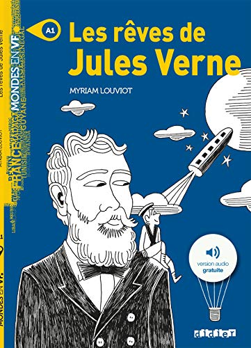 Mondes en VF - Les rêves de Jules Verne - Niv. A1 - Livre + audios