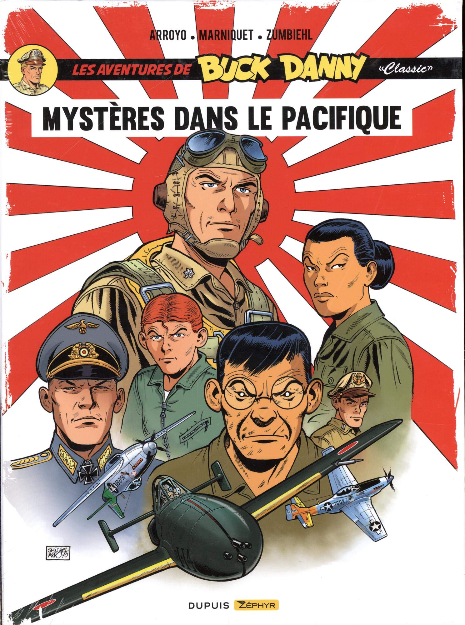 Buck Danny (classic) - fourreau tome 4 + 10 petits ex-libris