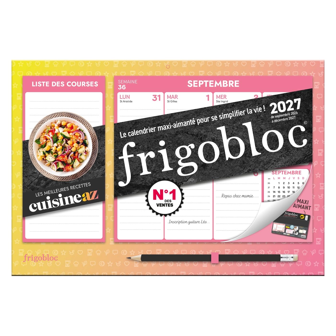 Mini frigobloc: Hebdomadaire: Les meilleures recettes Cuisine AZ (édition 2027)