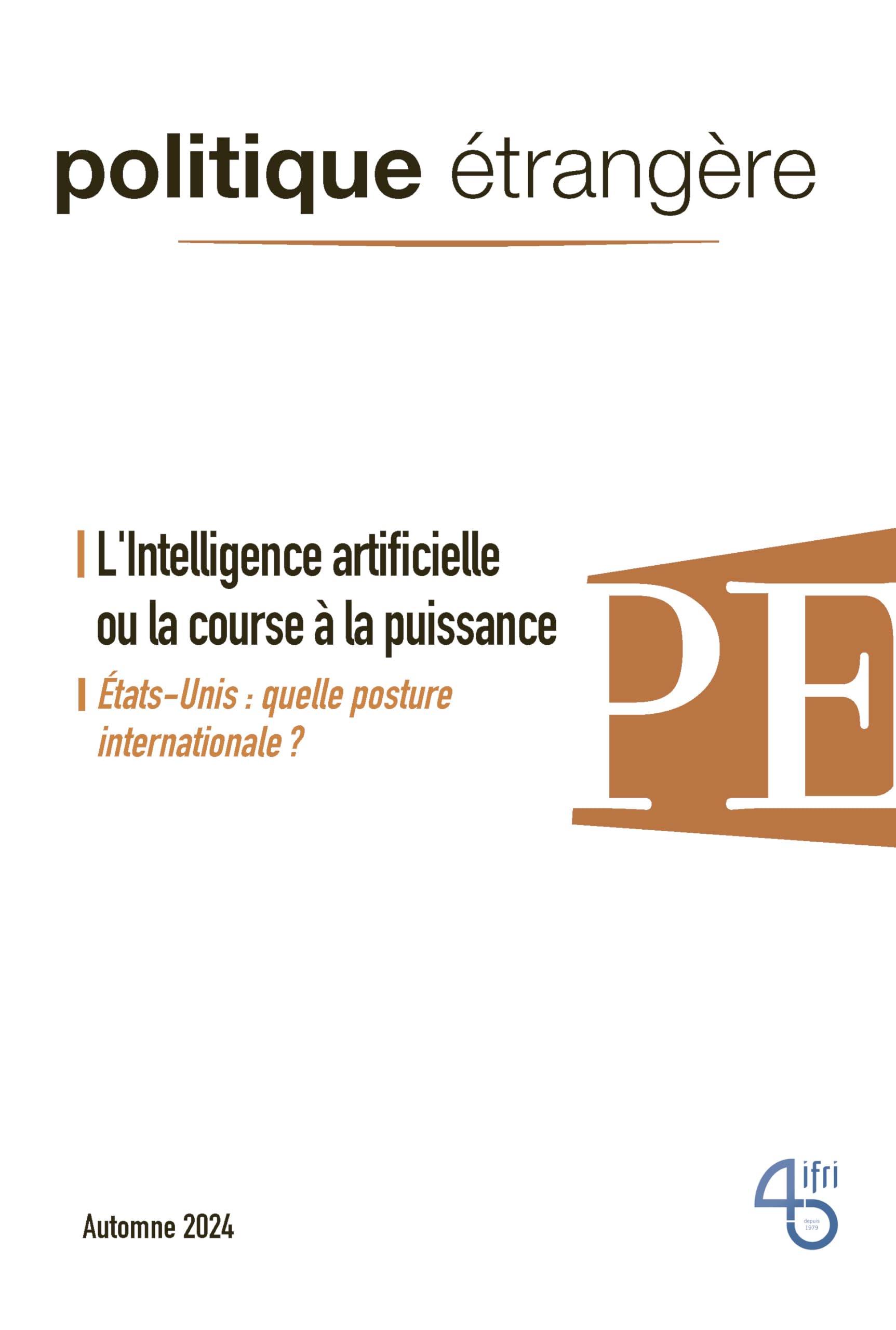 Politique étrangère n.3/2024: L'Intelligence artificielle ou la course à la puissance